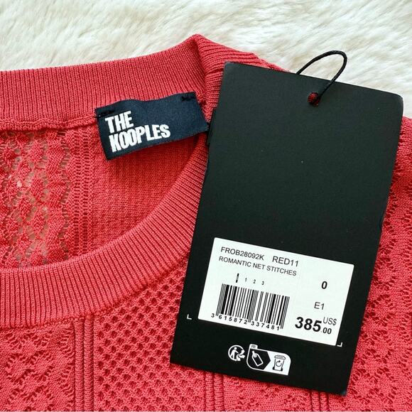 NWT!!! The Kooples women red dress size 0 or XS/S - Picture 7 of 11